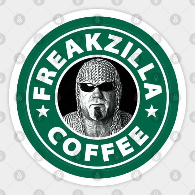 Freakzilla Coffee Sticker by hitman514